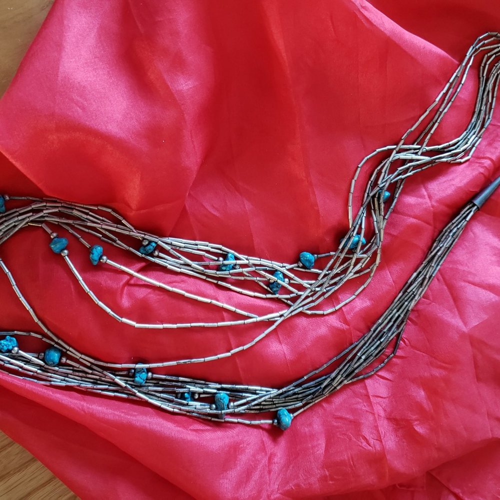 Turquoise amd Silver necklace
